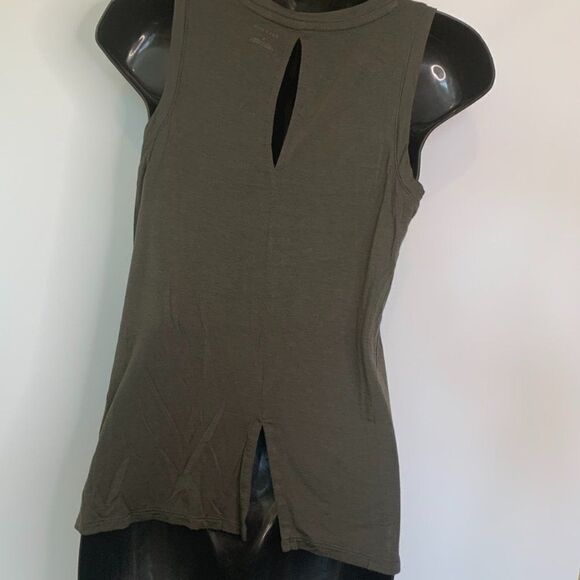 Halogen Dark Green Sleeveless Top - Picture 3 of 4